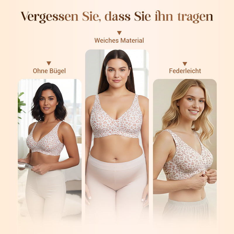 💕HEIßER Verkauf 50% Rabatt💕 Nahtloser, kabelloser Push-up-BH für Damen – Tiefes V