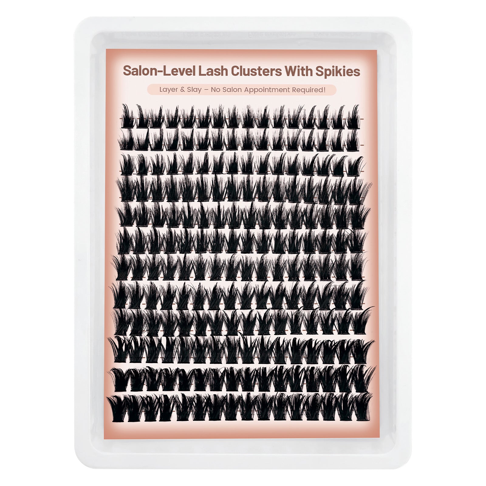 Am12 Comic Eyelashes With Pointed Fluffy Anime Eyelash Clusters Reusable False Eyelashes