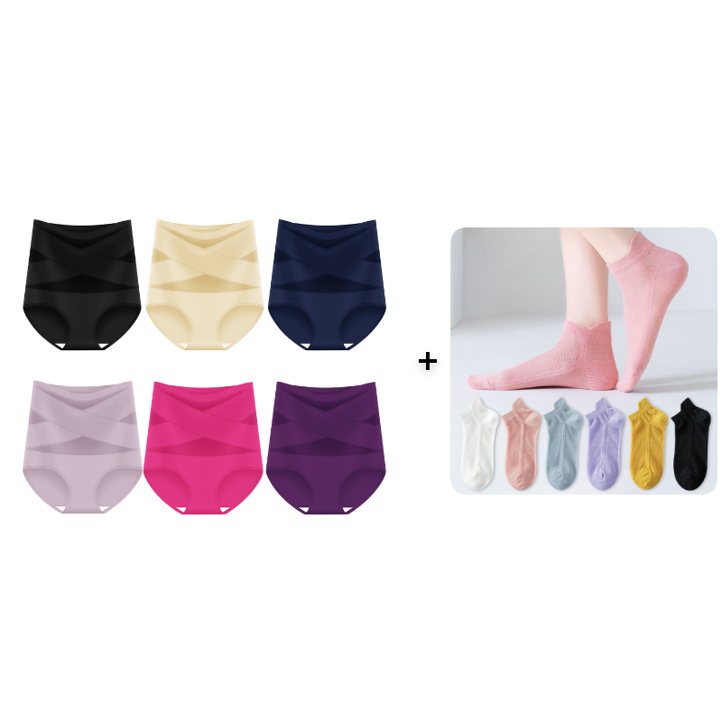🌸Letzter Tag – 1 kaufen, 2 gratis dazu!✨ Hoch taillierte Formhose in Übergröße mit Bauchstraffung