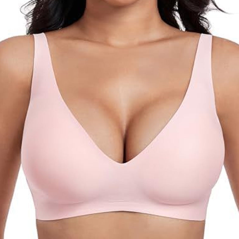 💕HEIßER Verkauf 50% Rabatt💕 Nahtloser, kabelloser Push-up-BH für Damen – Tiefes V