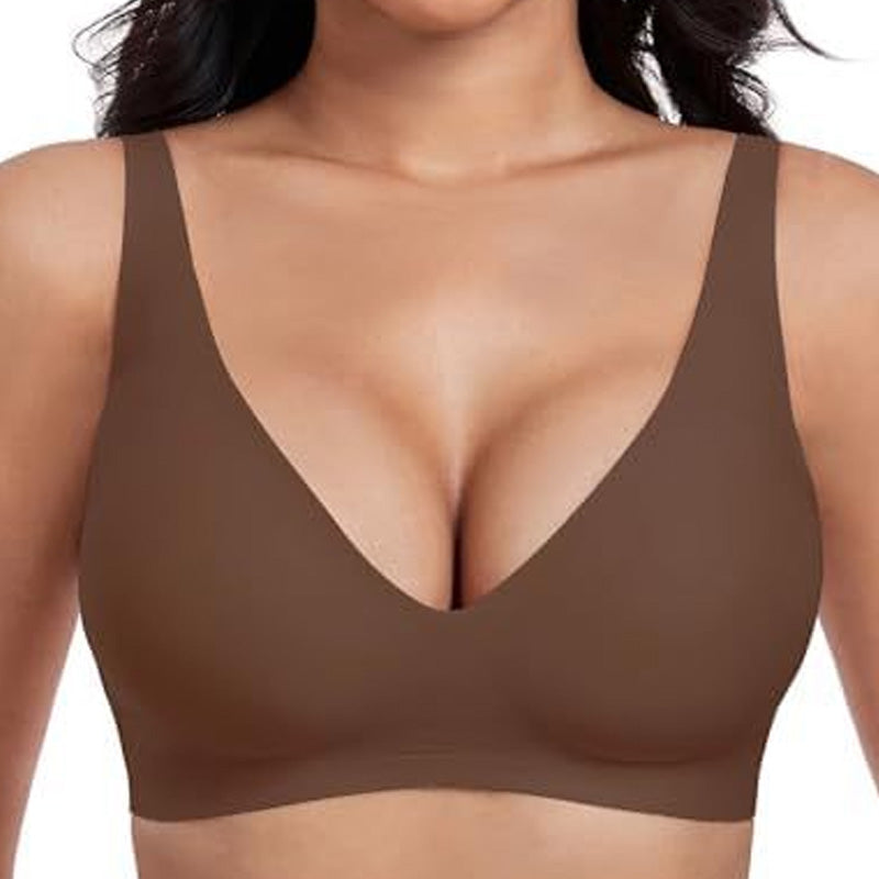 💕HEIßER Verkauf 50% Rabatt💕 Nahtloser, kabelloser Push-up-BH für Damen – Tiefes V